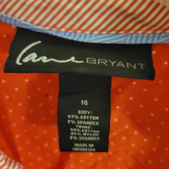 Size 16 Lane Bryant Polka Dot Top - Picture 2 of 2